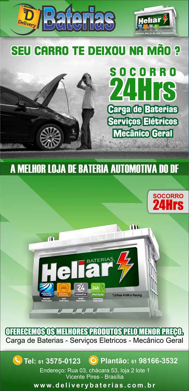 Baterias em guas Claras, Baterias de carro em guas Claras