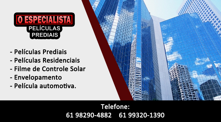 Pelcula Residencial em guas Claras, Pelculas para casa guas Claras, Braslia-DF