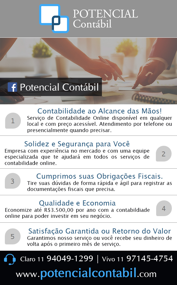 Potencial Contbil - Contabilidade Online em Diadema, Taboo