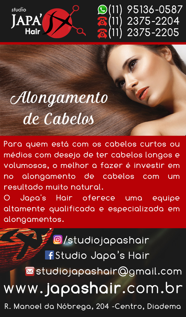 Studio Japa's Hair - Alongamento Capilar em Diadema, Serraria