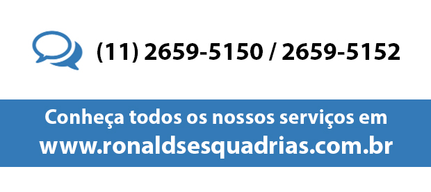 Ronalds - Esquadrias de Alumnio para Residncias em Campo grande, Centro, So Paulo.