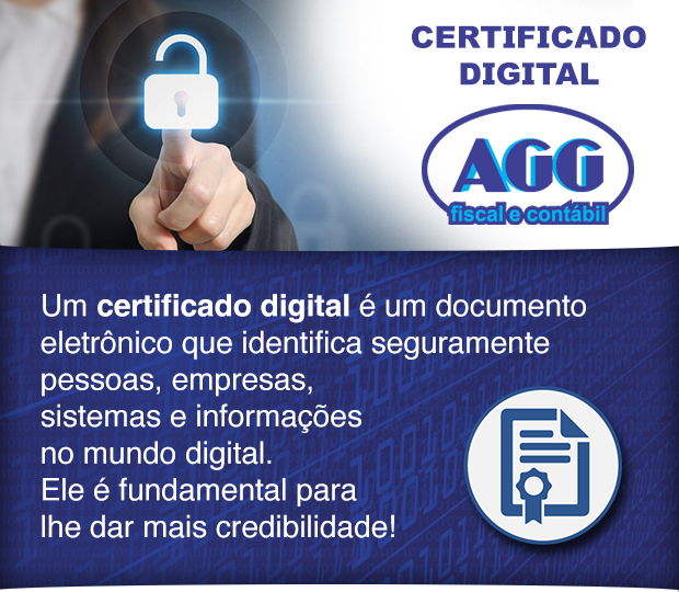 AGG - Fiscal e Contbil - Certificao Digital para Empresas em So Jos, So Caetano do Sul